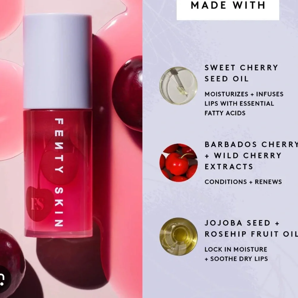 💕🌙Rare! Fenty Beauty Melon Treat Hydrating Lip Oil